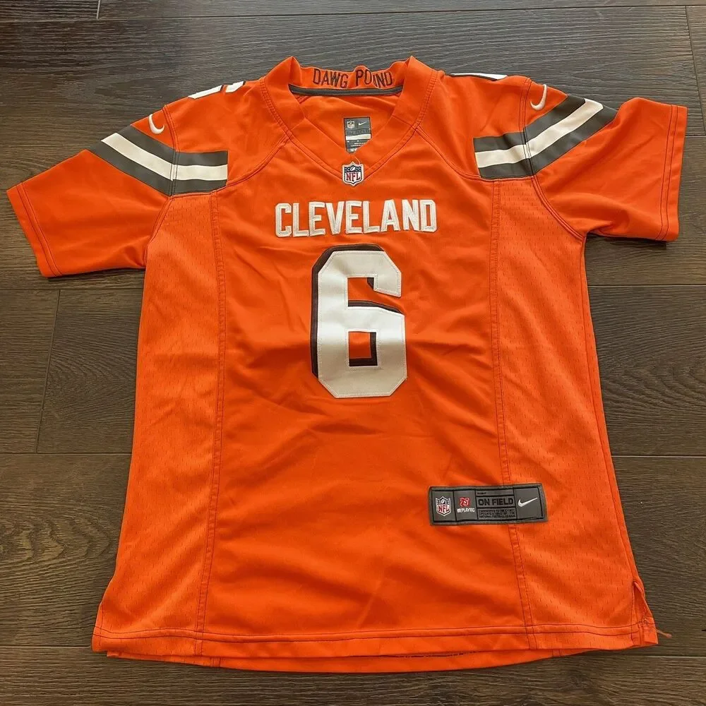 Baker Mayfield Cleveland Browns Jersey Women’s Size Medium Nike On-Field Orange